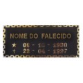 Placa sem Foto com Friso Decorado